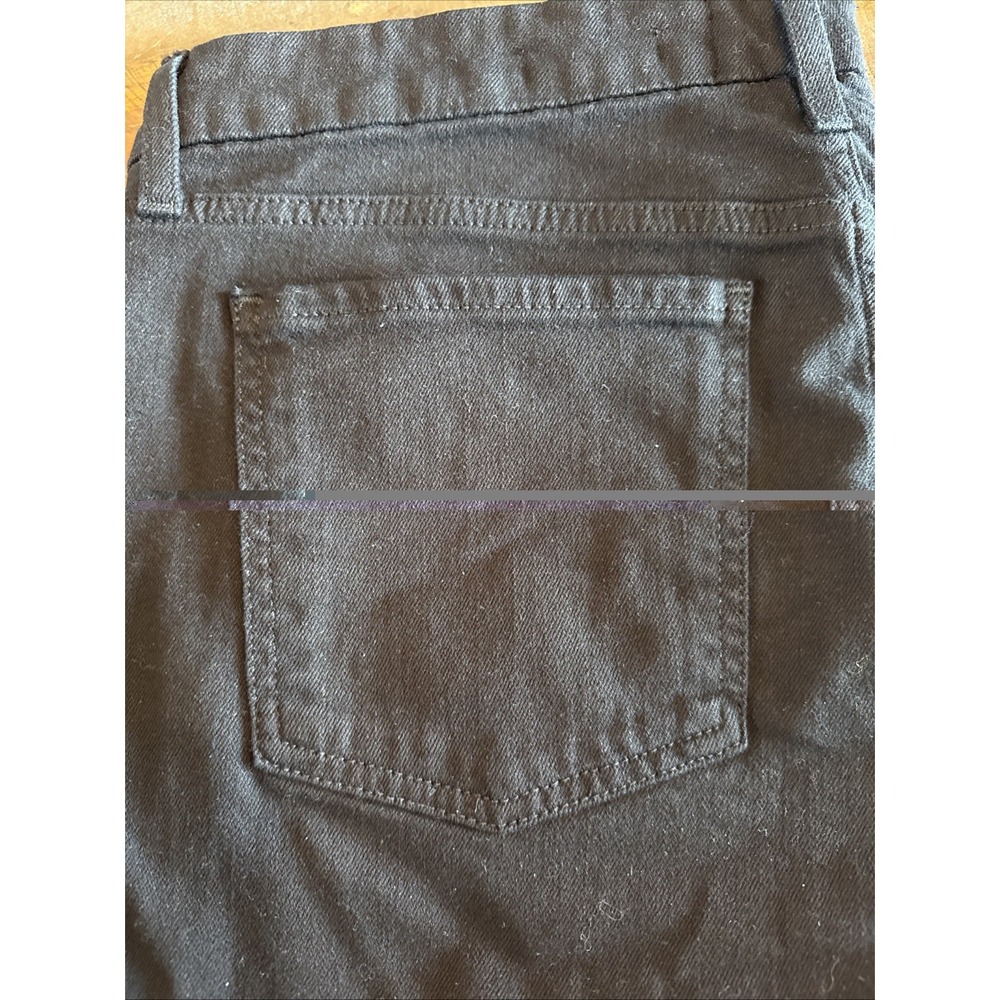 Jen7 Size 12 Bermuda Shorts Black Cuffed Pockets 7 for All Mankind - Picture 10 of 16